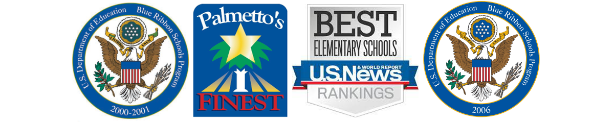Oakview Blue Ribbon, Palmetto First , and U.S. News & World Reports Best Elementary Schools Awards