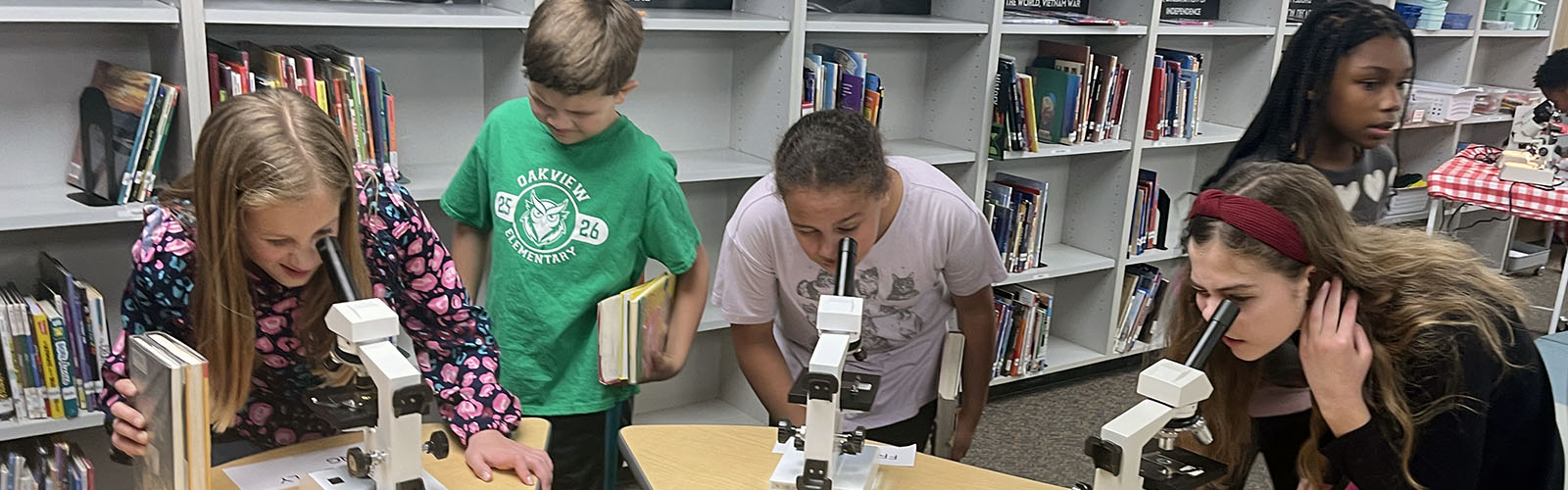 Microscopes in the library