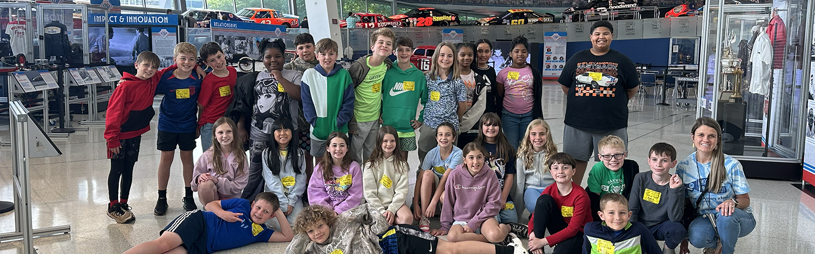 4th Grade Visits Nascar Hall of Fame