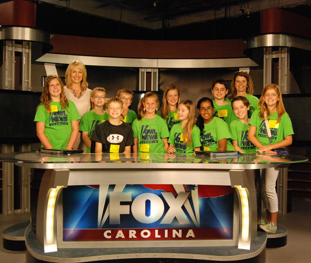 ONN News Team Visits Fox Carolina Studio