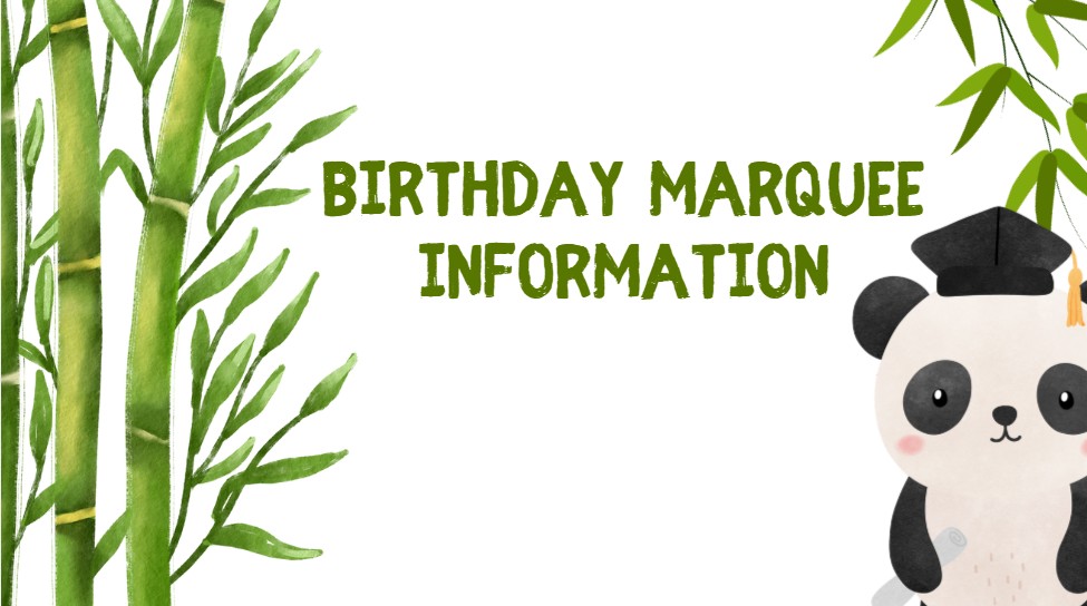 Birthday Marquee