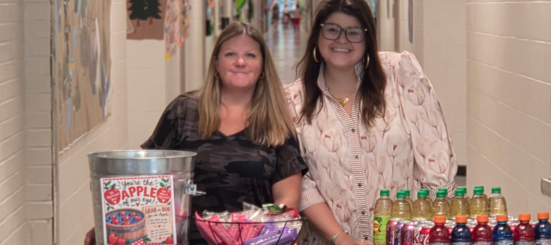 Instructional Coaches Delivering Staff Appreciation Treats