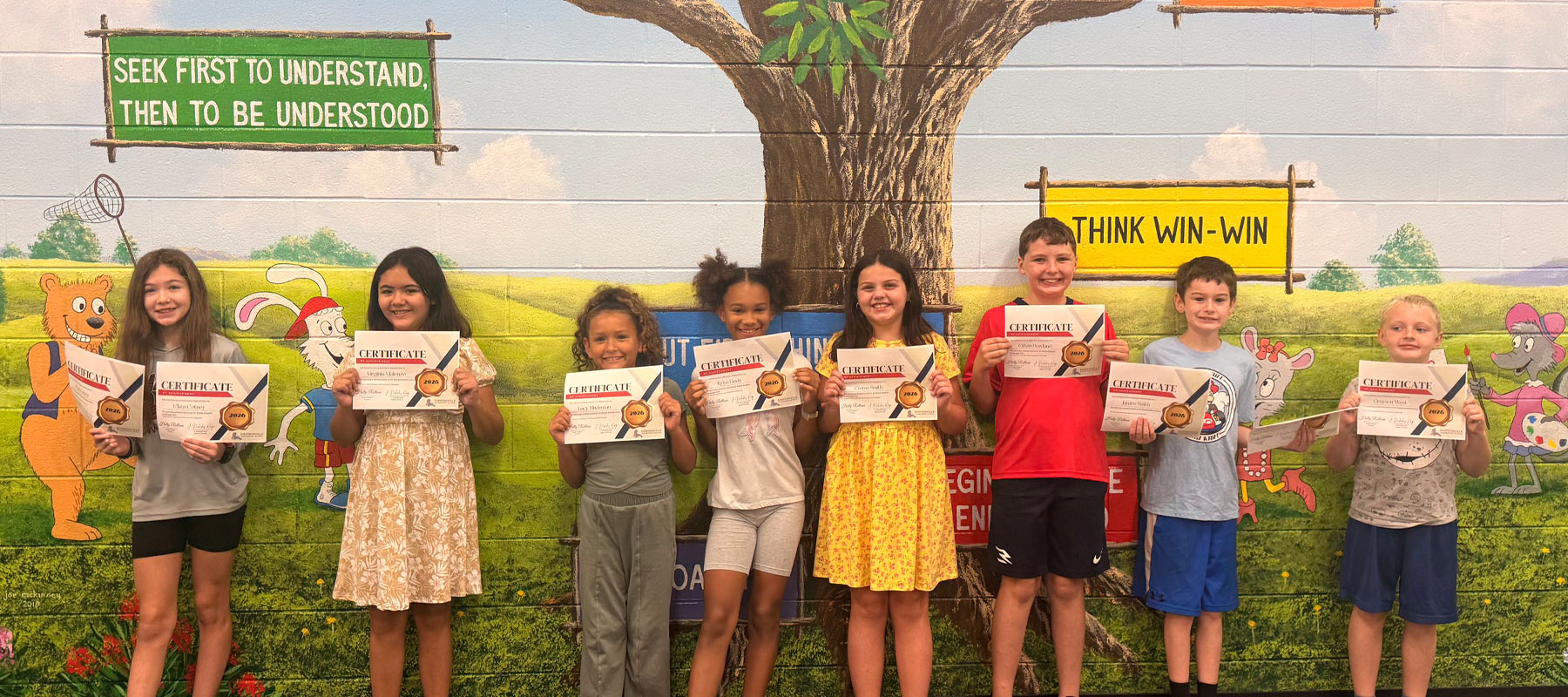 SC Ready Perfect Score Recipients in Library