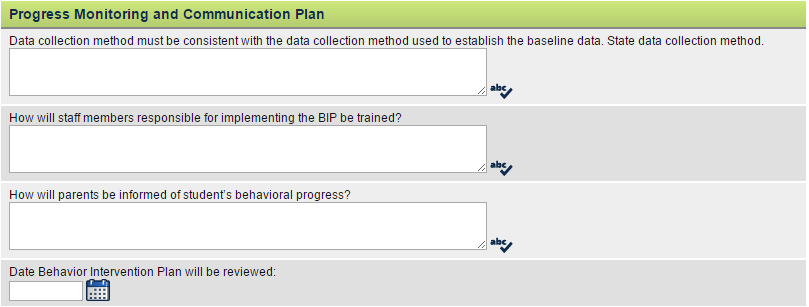 details of communication plan