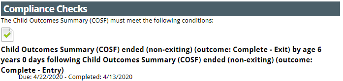 compliance check