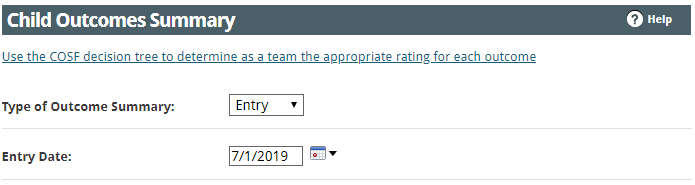 cosf entry date