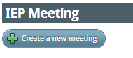 create new meeting button