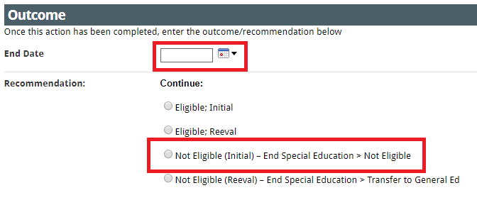 not eligible