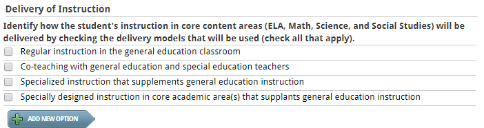 instructional delivery methods
