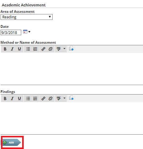 add button