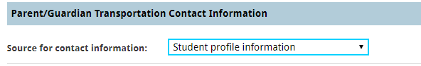 student information