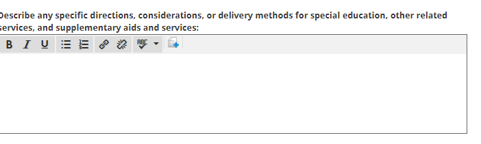 describe specific directions