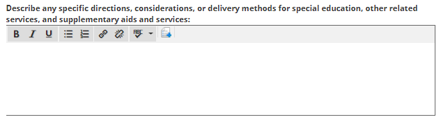 description of services