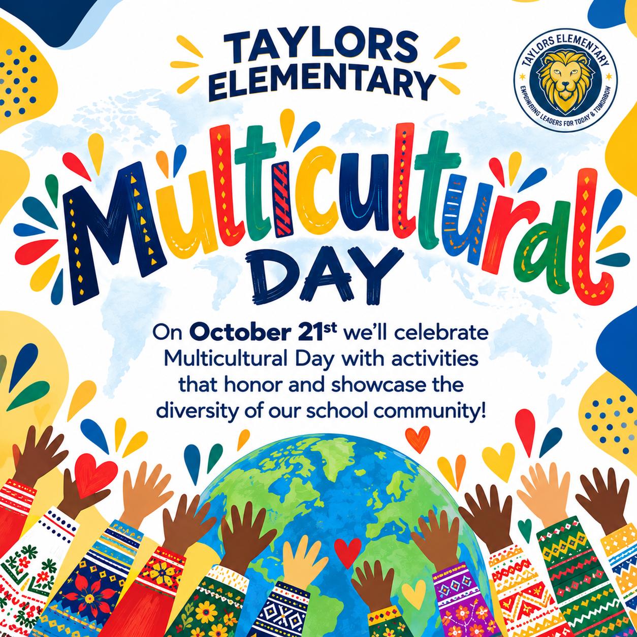 Multicultural Day is October 21