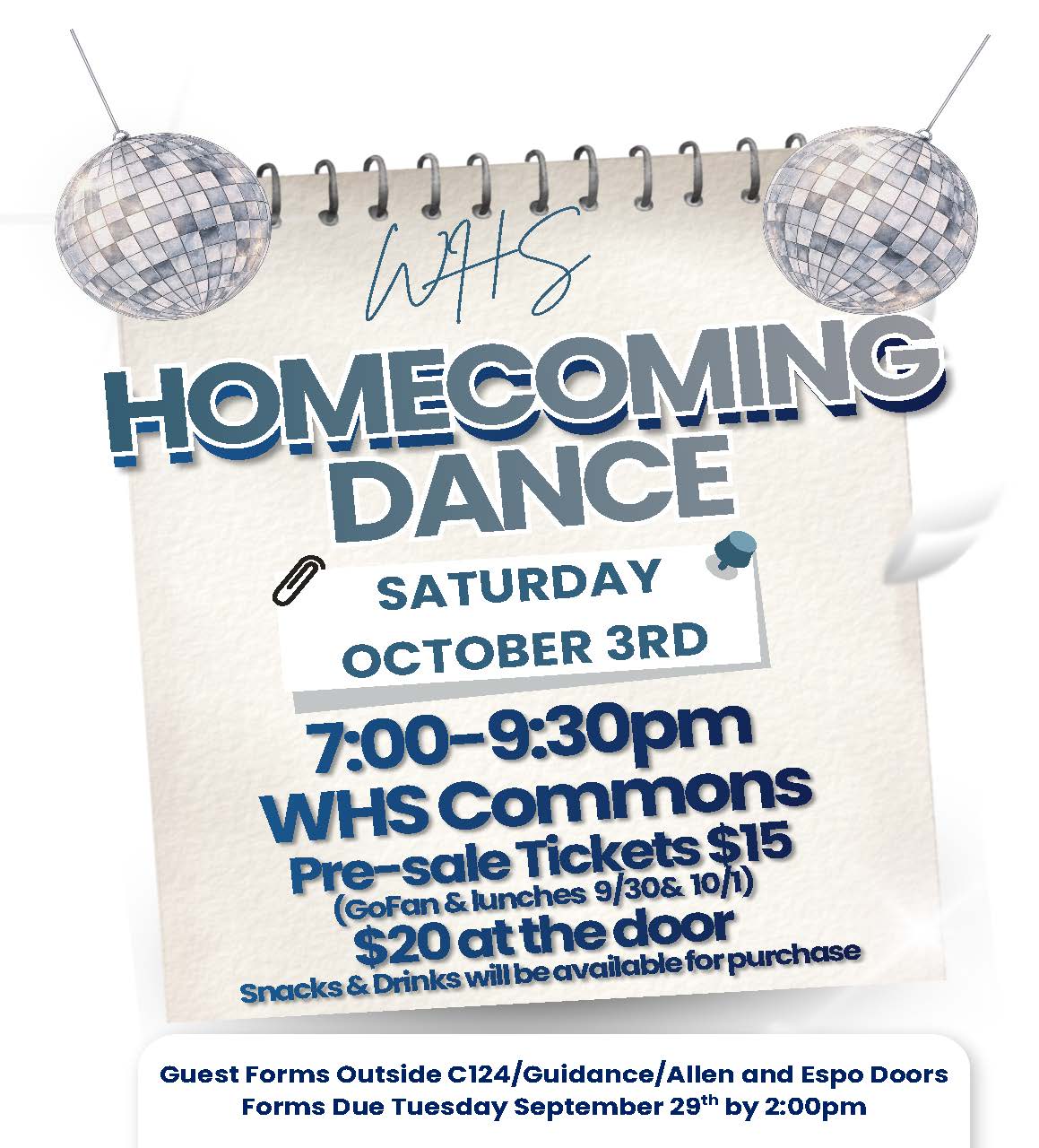 Homecoming Dance 2026 Infographic