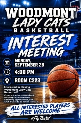 WHS Lady Cats Basketball Interest Infographic