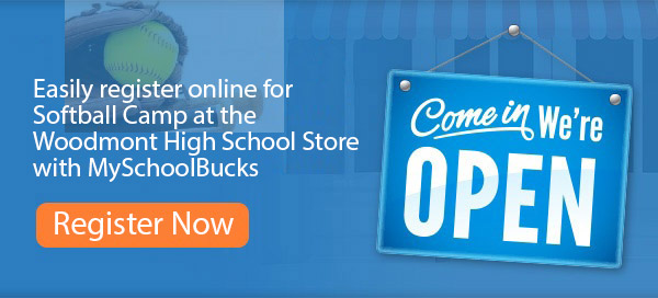 Ad page for registering for Softball Camp