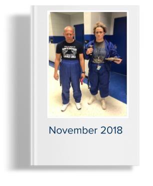 November 2018 album cover with PE teachers