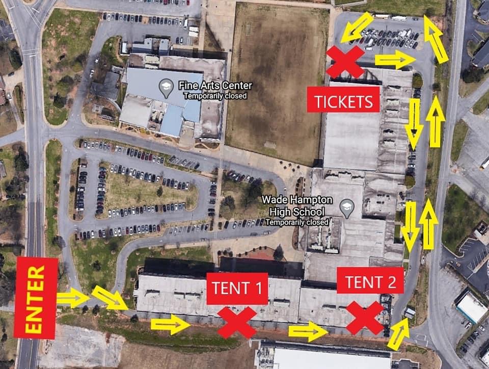 to Wade Hampton High School!